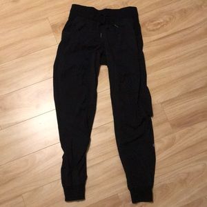 Size 4 black Lulu Lemon joggers